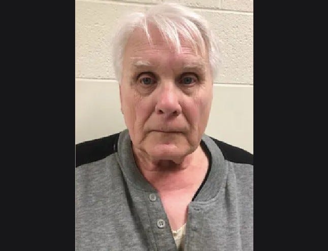 Old white man with white hair