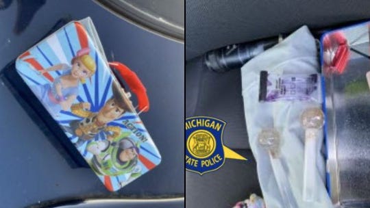 Woman arrested after meth found hidden inside Toy Story box