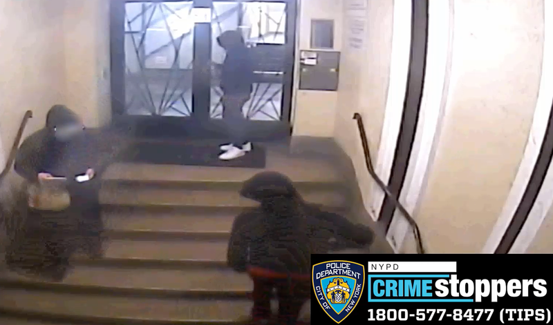 The victim was targeted in the vestibule of an apartment building at 501 Lefferts Ave