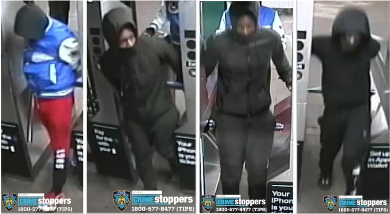 Four robbery suspects