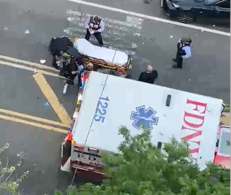 A man was fatally shot and a woman grazed after a an argument in the Bronx on Sunday.