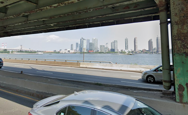 The East River from 41st Street were the body was recovered