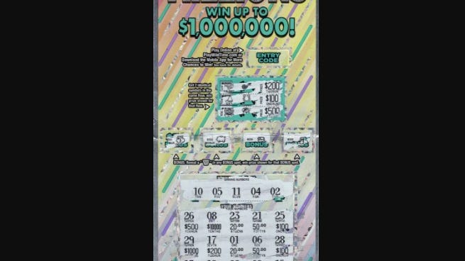 73-year-old Wayne County man wanted to 'jump for joy' after winning $1M on scratch-off