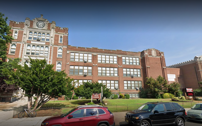 Bayonne High School where student made bomb threat