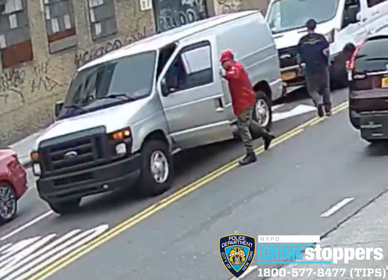 Police said two men got out of a work van and slashed a 48-year-old repeatedly on a Bronx street last Friday afternoon