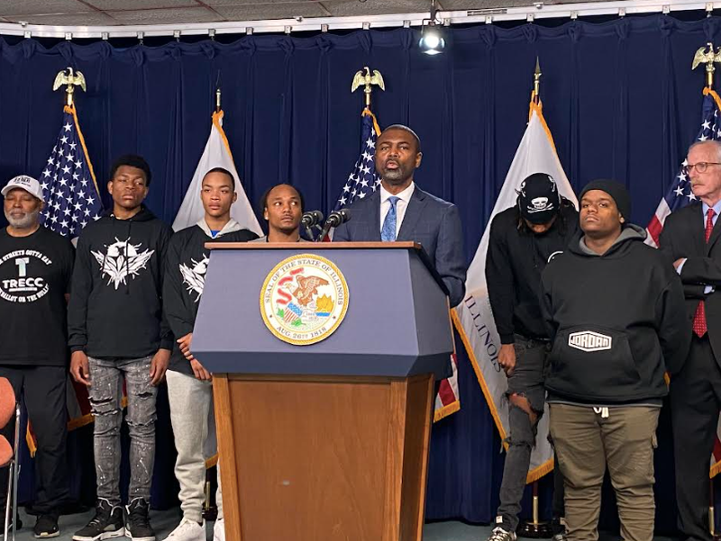 La Shawn Ford  at lectern