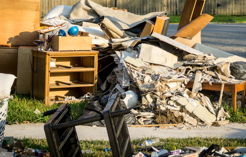 Trash and debris.
