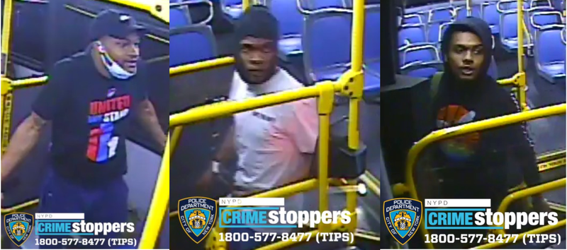 Three suspects sought in bus driver stabbing