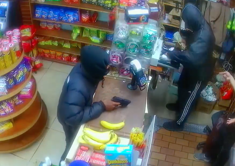 Three teens robbed a deli worker in Jamaica on May 2, police said Tuesday as they released video of the holdup