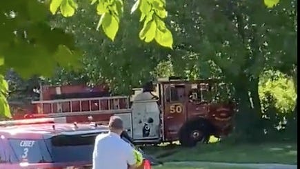 Multiple people injured after collision between Detroit fire truck and SUV