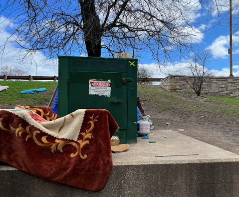 homeless camp