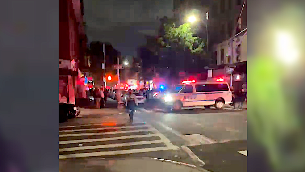 NYPD officer clipped by fleeing SUV in Brooklyn, suspect at large