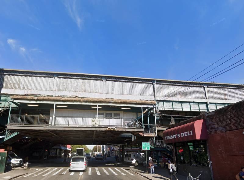 The teen subway surfer struck his head on an object at the 111th Street station in North Corona while riding a 7 train Thursday evening, police said