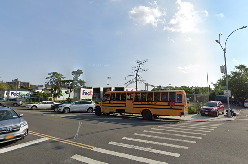 108th St. and Stanley Ave. where hit-and-run occurred