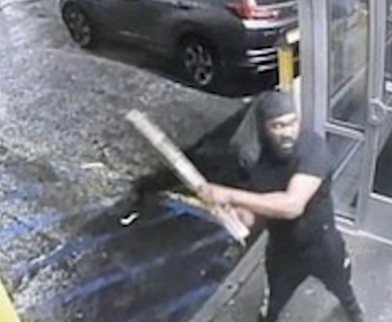 Newark officials are looking for the man who went into a tirade at a Dunkin last week on South Orange Avenue.