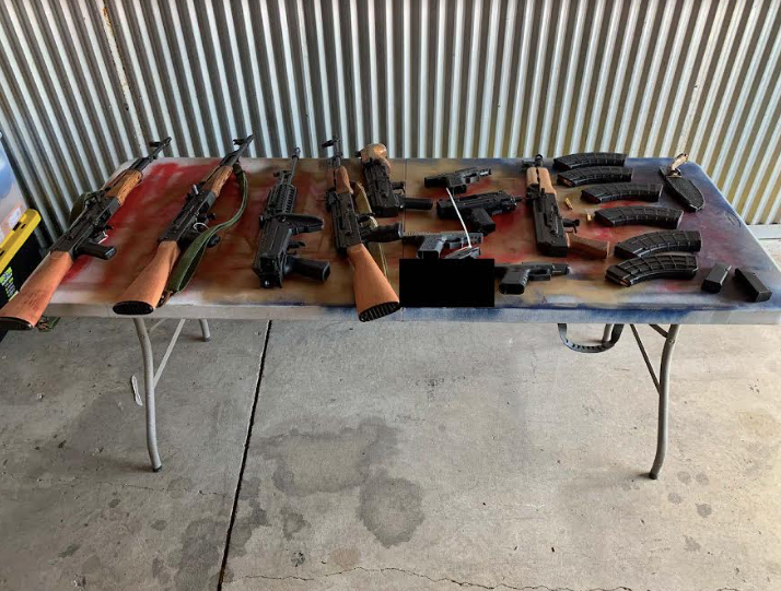 seized weapons