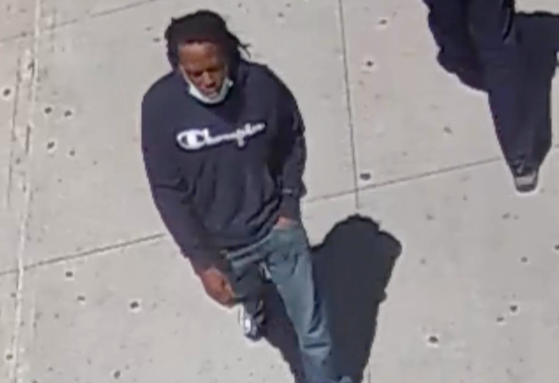 Police said the suspect asked a man for money and then punched him when he wouldn't oblige