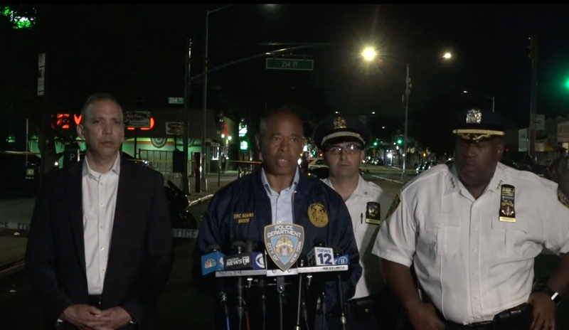 Press conference Sunday night about Queens shooting