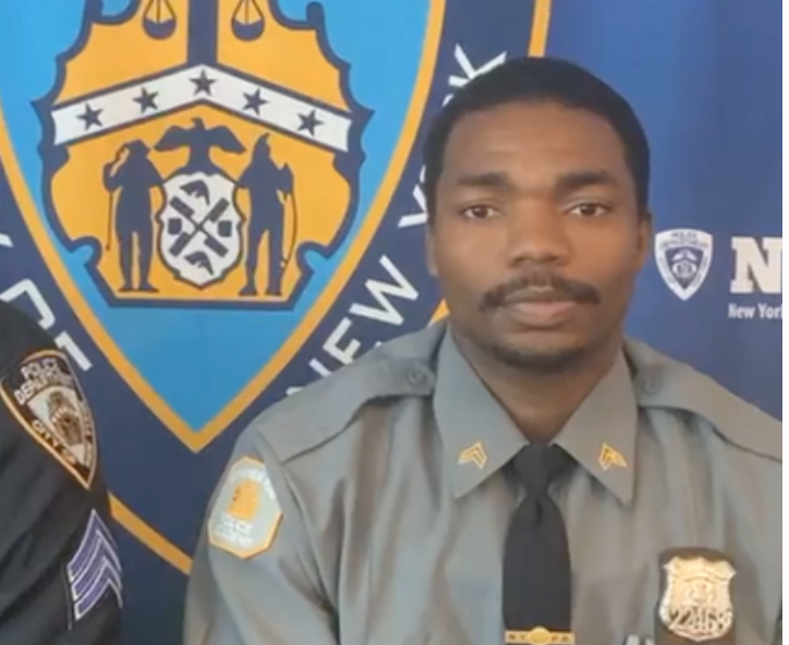 Former NFL player talks about his journey to becoming one of the newest NYPD officers to graduate from the academy on Friday.