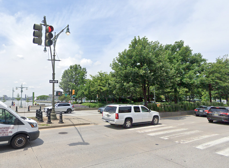 A 34-year-old man was stabbed to death while sleeping in a section of the Hudson River Greenway in the West Village early Tuesday morning
