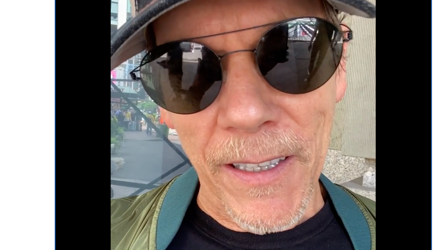 WATCH: Kevin Bacon searches NYC subway system for poster of his 1986 film 'Quicksilver'