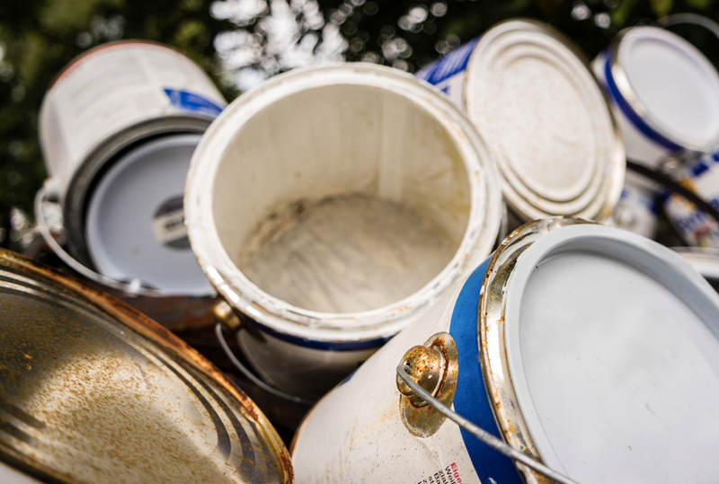 paint cans