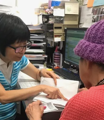Social service agency helps immigrant