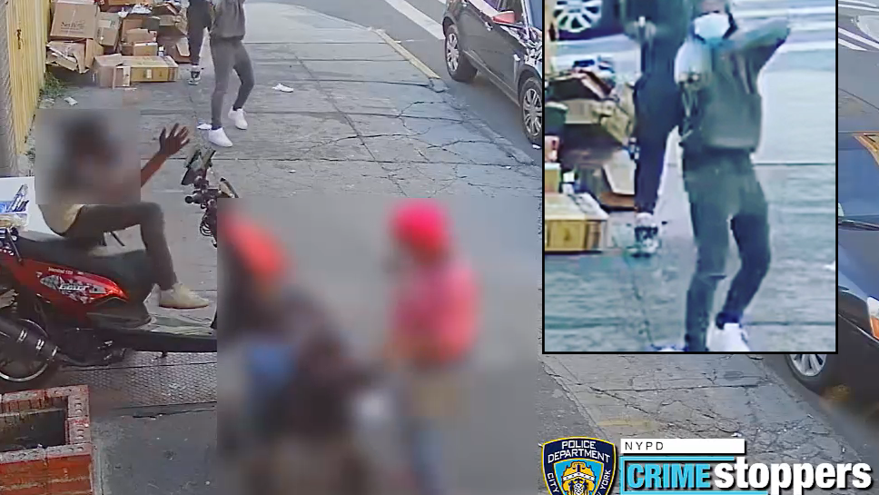 VIDEO: Gunmen narrowly miss girl in wheelchair during Brooklyn shooting
