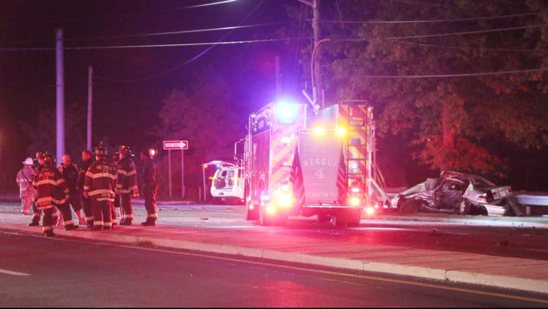 Scene of fatal crash