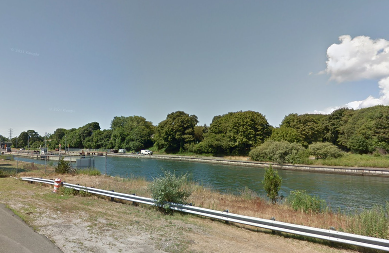 A 22-year-old man is missing after jumping into the Shinnecock Canal in Hampton Bays early Thursday morning