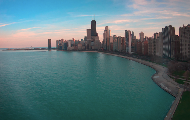 shore of Lake Michigan
