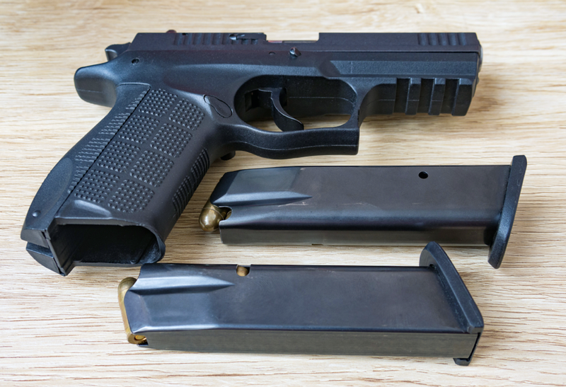 gun, magazines