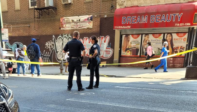 3 men were shot on a Brownsville street on Wednesday morning, police said.