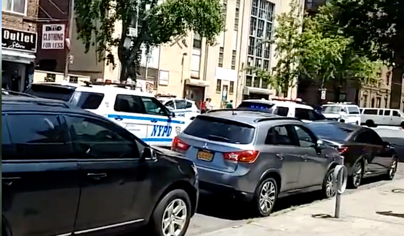An NYPD traffic agent was mowed down in Brooklyn on Friday.