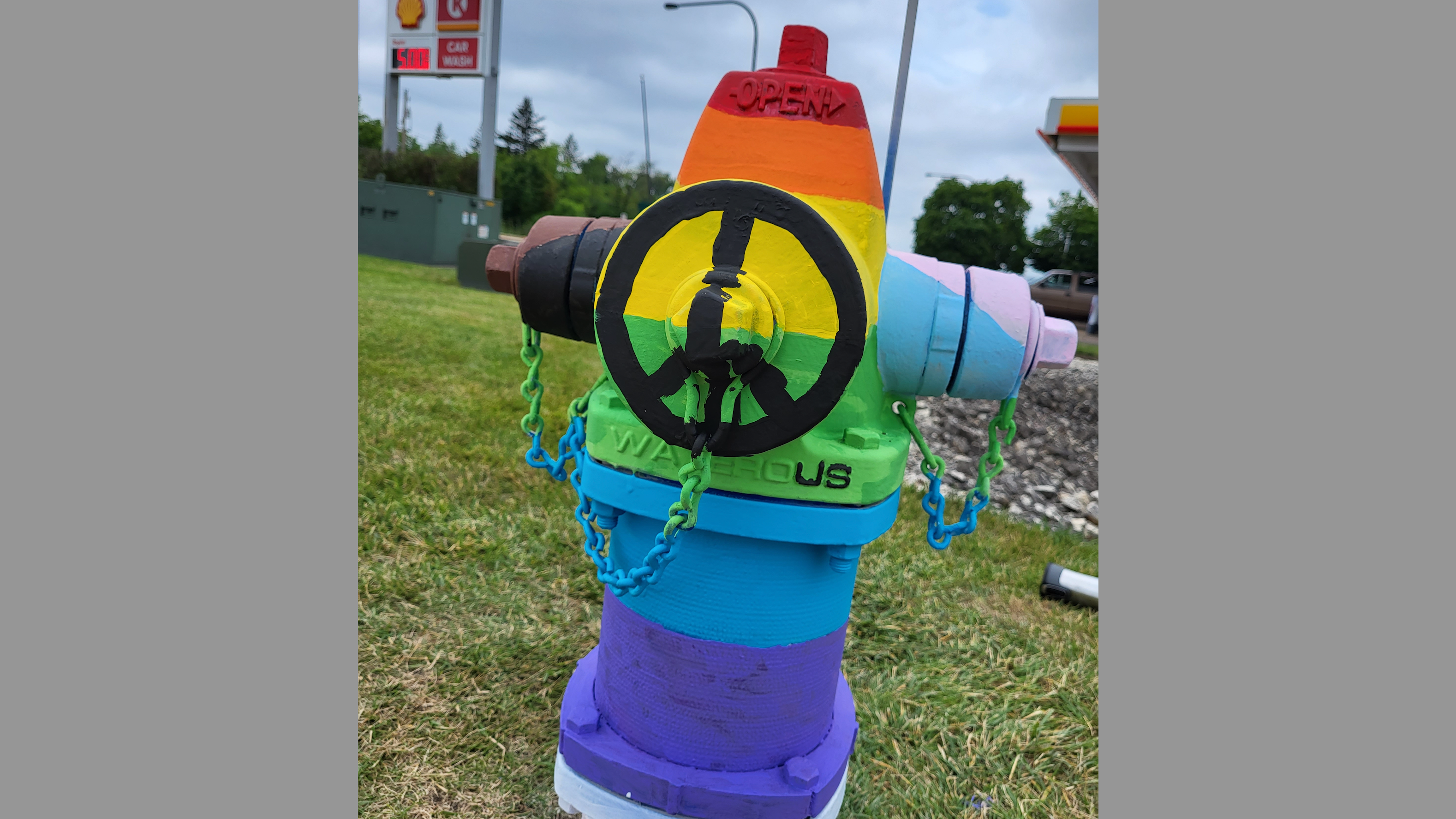 Geneva artist has to repaint public art project yet again, vandal paints over it for third time