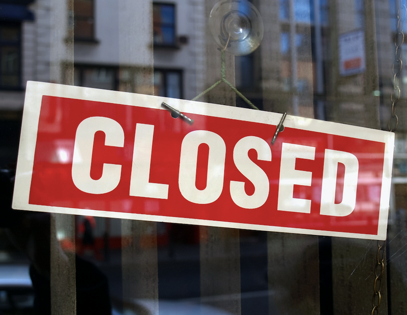 closed sign