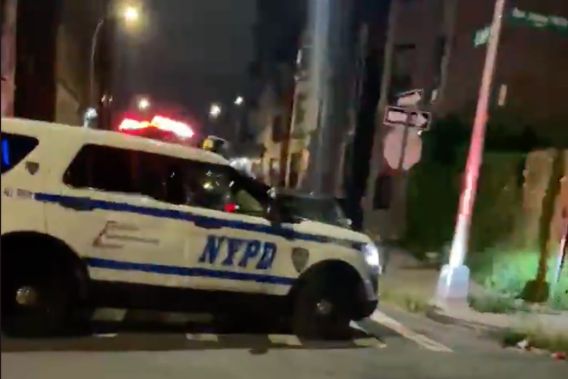 Two children were shot near a Bronx park on Monday night, police said.