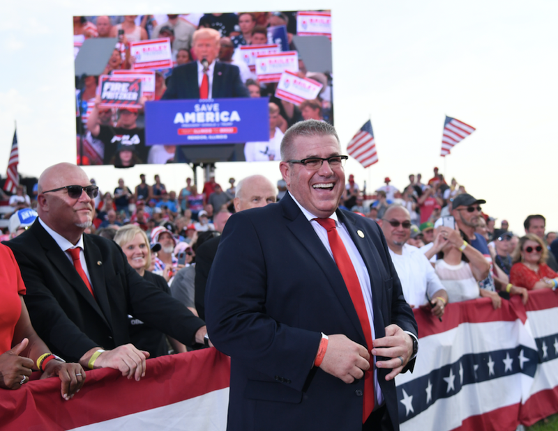 Darren Bailey at rally