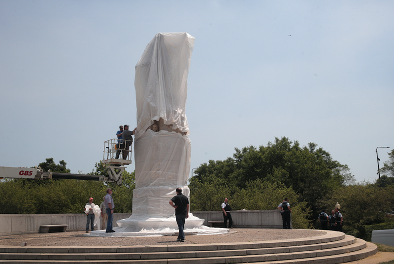 Columbus statue file image