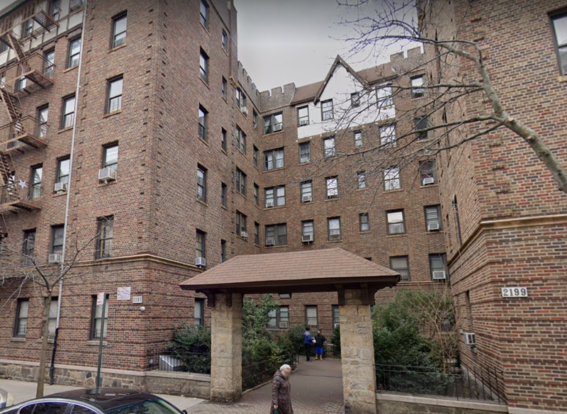 2199 Cruger Avenue where man and woman jumped to their death