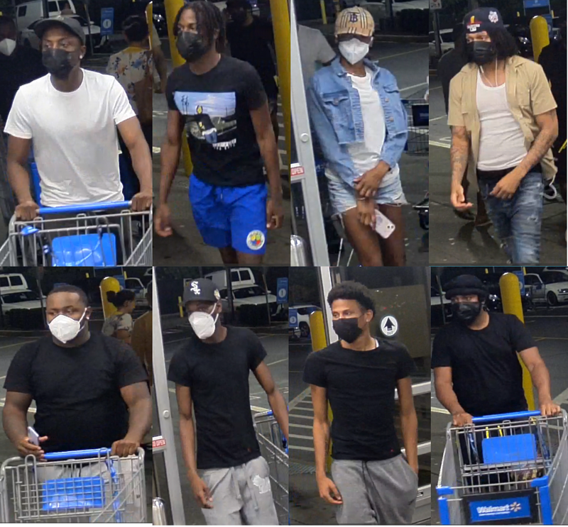 Eight robbery suspects
