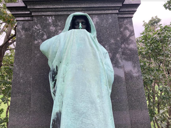 Loredo Taft death sculpture