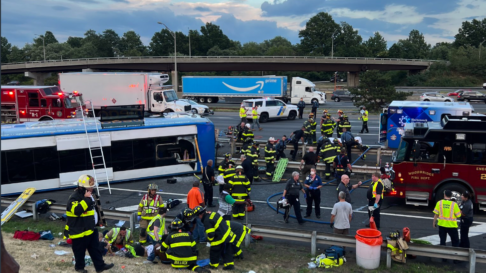TRAGEDY ON NJ TURNPIKE: 1 dead, 'multiple' injured after bus overturns