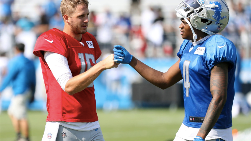 Under Ben Johnson, Goff and Lions offense 'going for the throat'