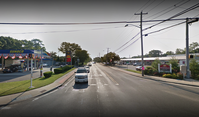 Johnson Avenue between Pine and Ocean Avenues where crash happened