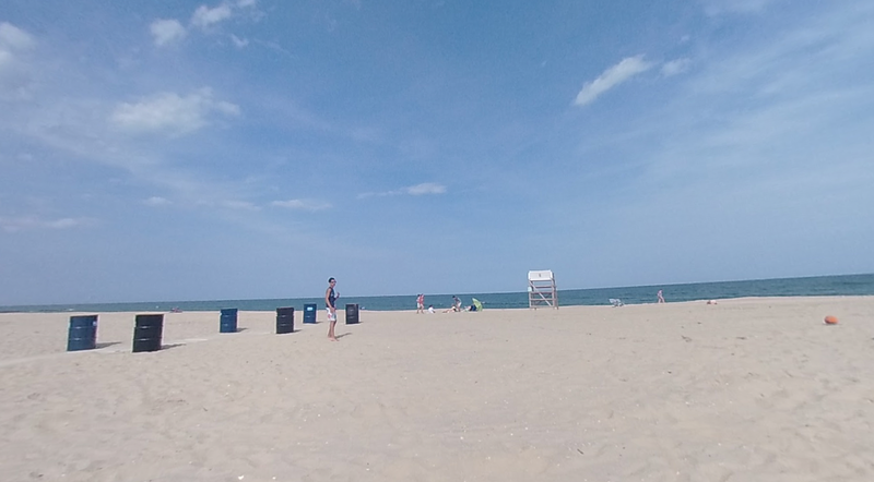 Bradley Beach where sinkholes were seen