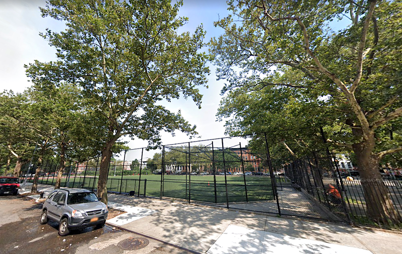 A man was struck by a falling tree branch at the Reinaldo Salgado Playground on Monroe Street in Bedford-Stuyvesant on Saturday morning