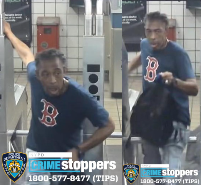 Forcible touching suspect
