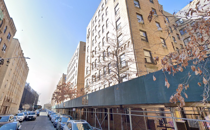 Police said a 3-year-old girl fell one story onto scaffolding at an apartment building on Sheridan Avenue in Mount Eden on Wednesday night