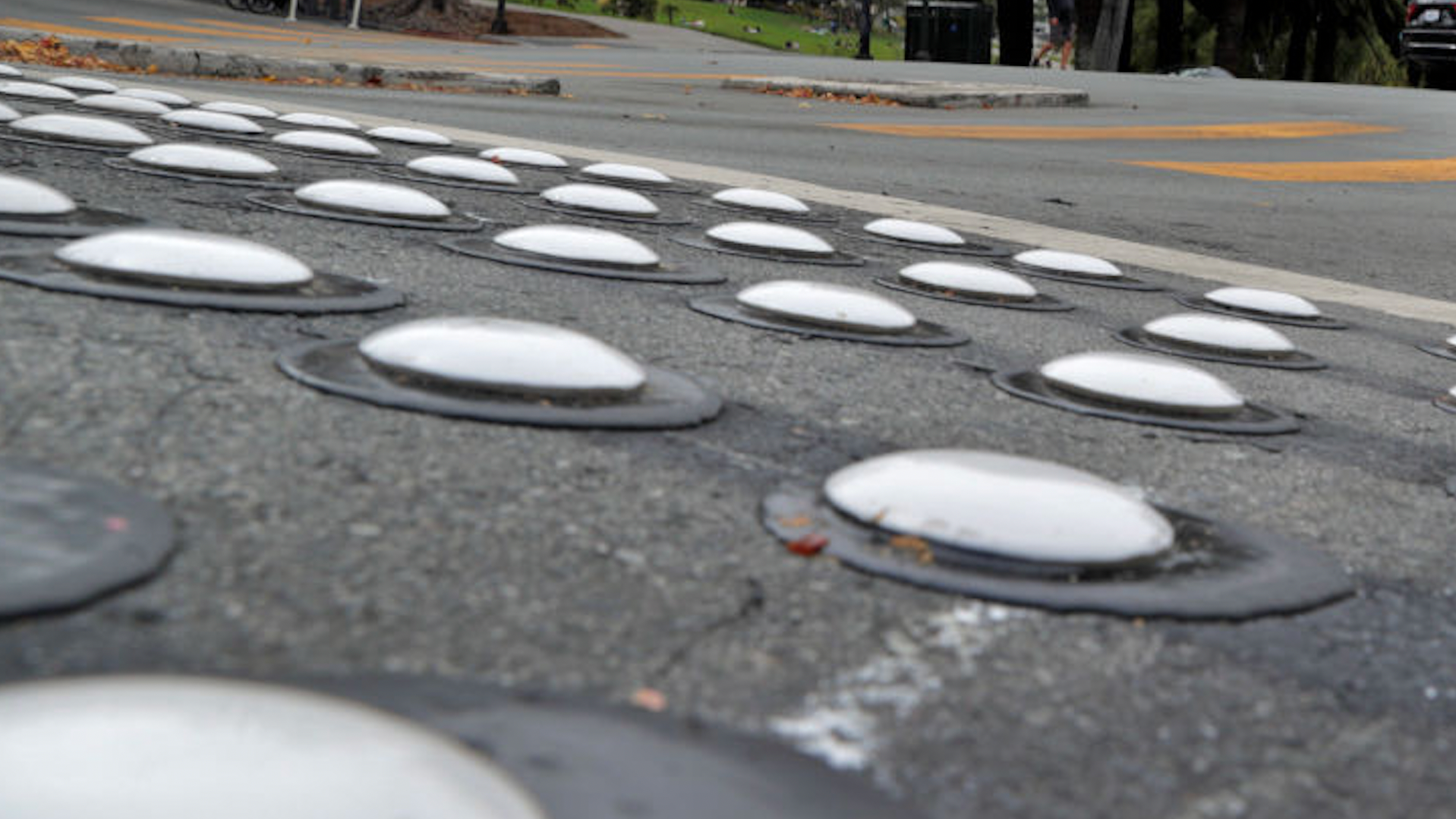 Newly-installed Botts' Dots fail to stop street takeovers in Compton